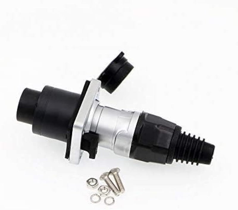 Uonecn Waterproof Connectors RJ45 Female Sockets Male Plug Durable IP65 Connector Industrial Dual Panel Mount - Image 1